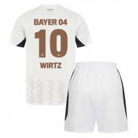 Dres Bayer Leverkusen Florian Wirtz #10 Preč pre deti 2024-25 Krátky Rukáv (+ trenírky)